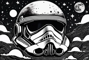 dark side on the moon tattoo idea
