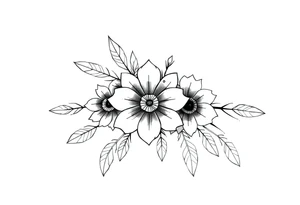 native american  floral sleeve tattoo tattoo idea