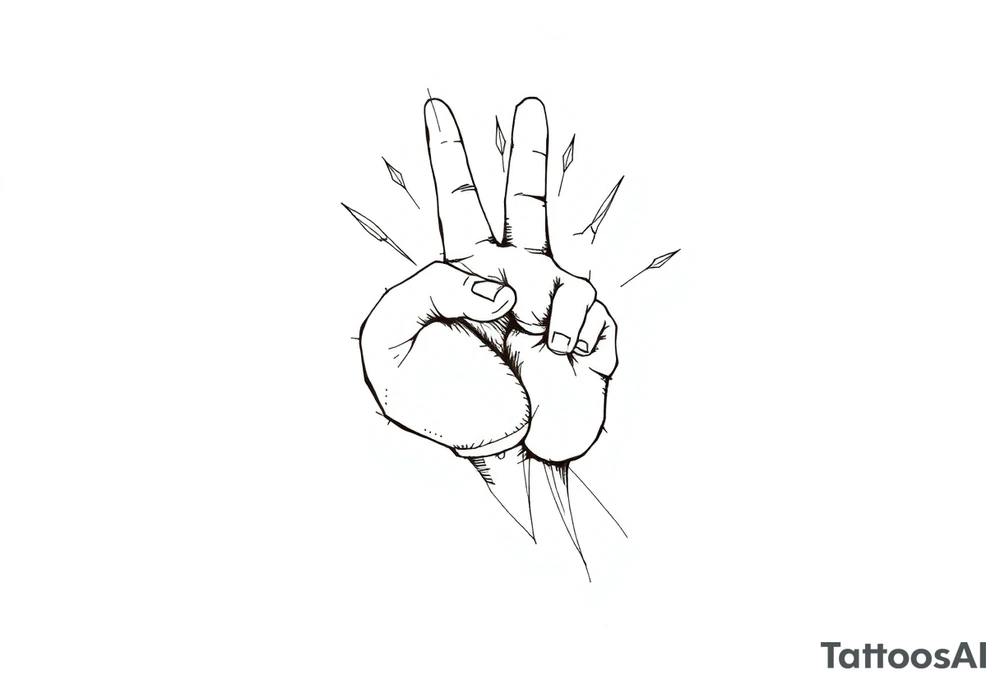 Life, line, power, relentless, happiness tattoo idea