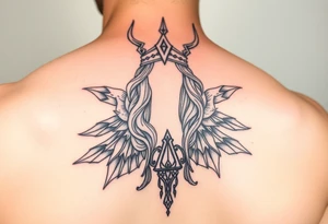 Freya norse goddess beautiful tattoo idea