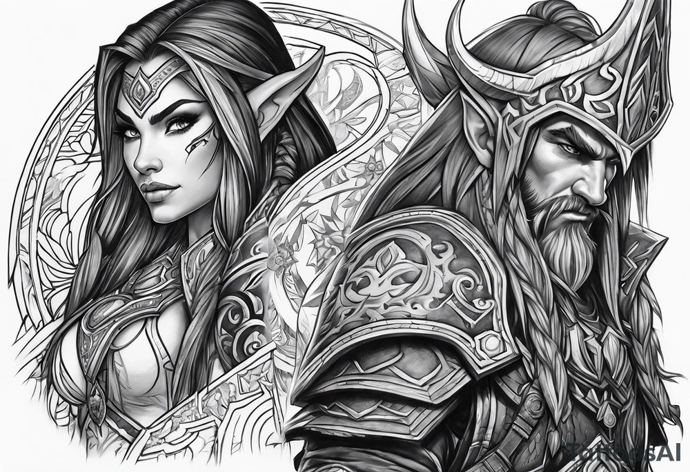 world of warcraft tattoo idea
