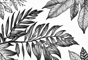 Rowan leaf tattoo idea