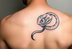 1 eyed snake tattoo idea