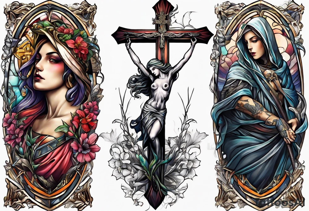 taking up your cross tattoo idea