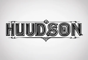 Inscribe 'Hudson Sugden' on both forearms, one name per arm. tattoo idea