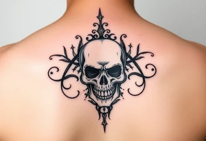 Love Each Day tattoo with  a skull tattoo idea