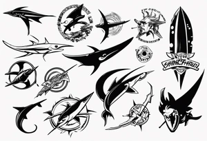 Cowboy Bebop swordfish tattoo idea