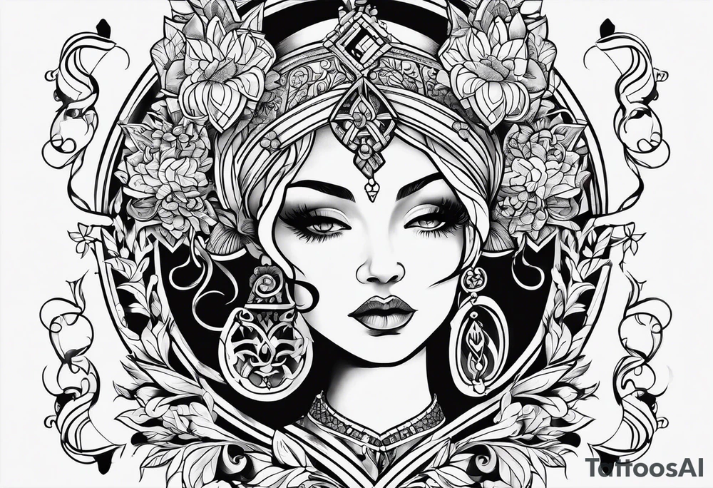 Dutch lineage/heritage tattoo. Simple, gothic feeling tattoo idea
