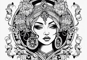 Dutch lineage/heritage tattoo. Simple, gothic feeling tattoo idea