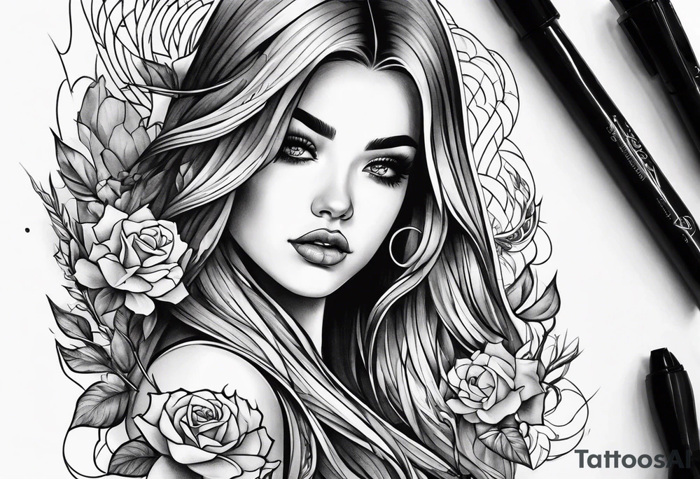 Killing souls to two girls tattoo idea