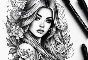Killing souls to two girls tattoo idea