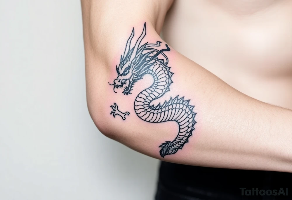 amaterasu dragon samurai tattoo idea