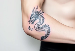 amaterasu dragon samurai tattoo idea