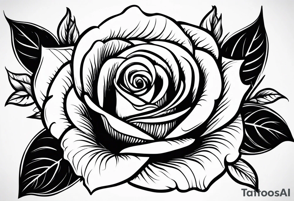 rose tattoo idea