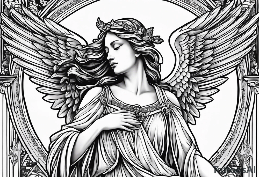 I saw the angel in the marble and carved until I set her free tattoo idea