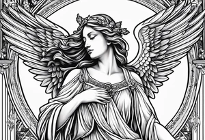 I saw the angel in the marble and carved until I set her free tattoo idea