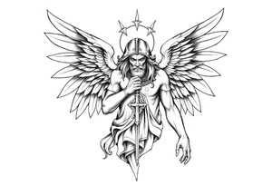 Holy Archangel, Biblical, Christianity, Archangel Michael, Hebrew, Guards of Christianity tattoo idea