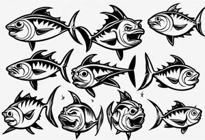 tuna tattoo idea