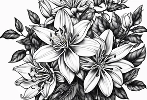 Honeysuckle tattoo idea
