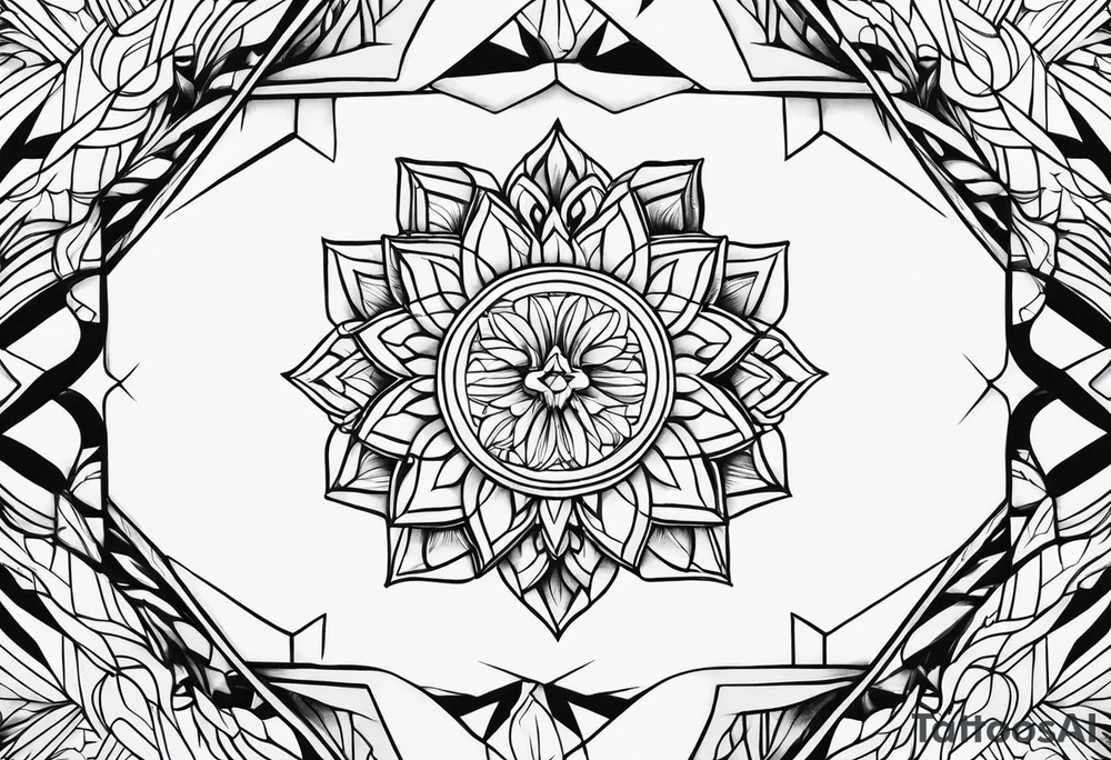 peaceful tattoo idea