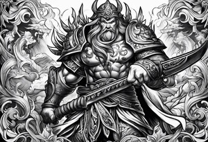 Good fighting evil tattoo idea