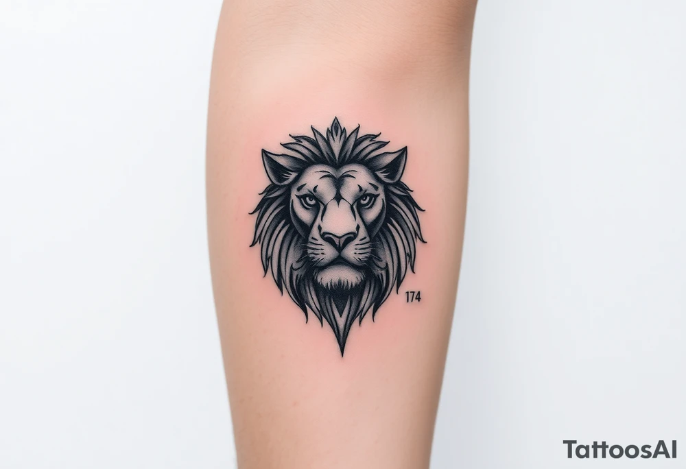 lion tattoo idea