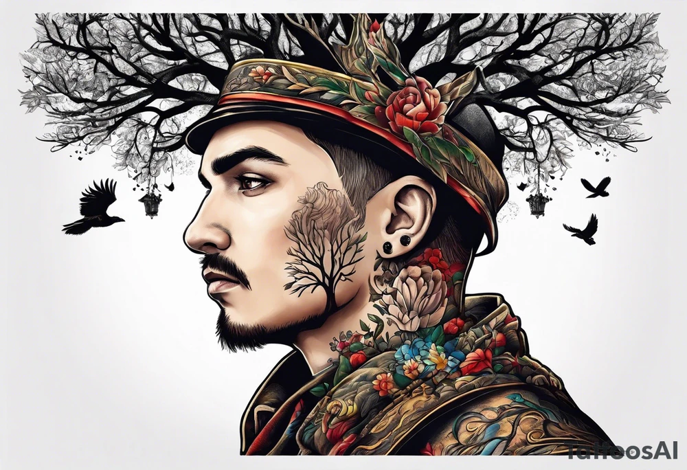 The tree of life, with a soldier tattoo idea