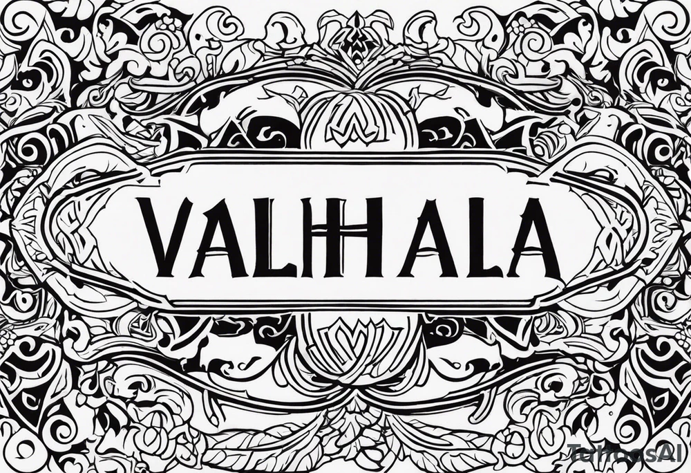 Valhalla tattoo idea