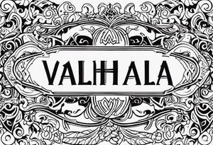 Valhalla tattoo idea