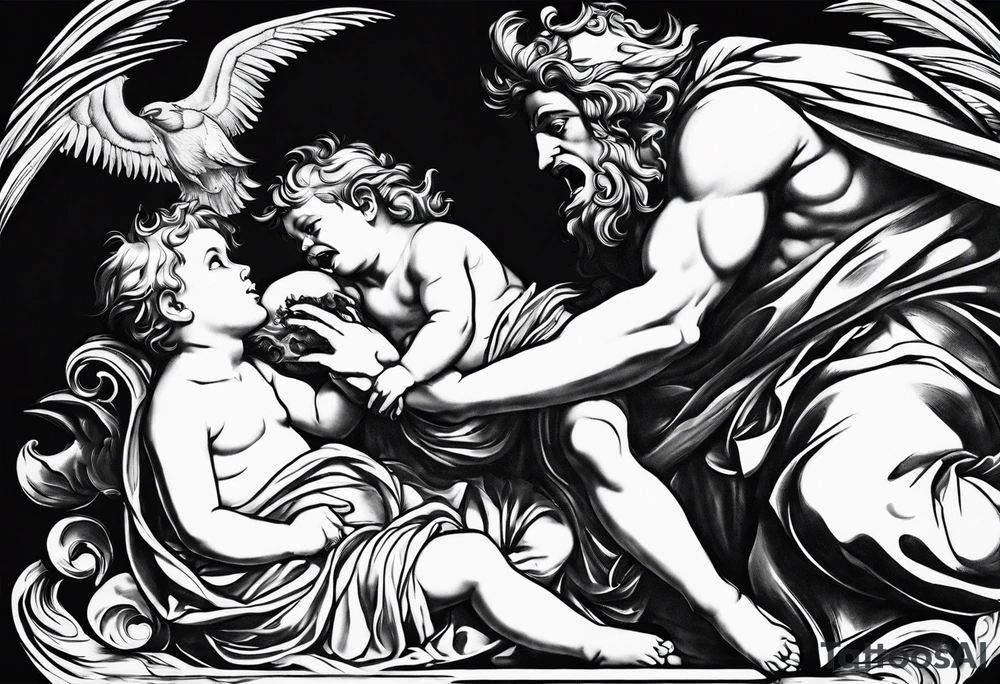 Saturn Devouring His Son tattoo idea