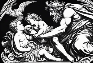 Saturn Devouring His Son tattoo idea
