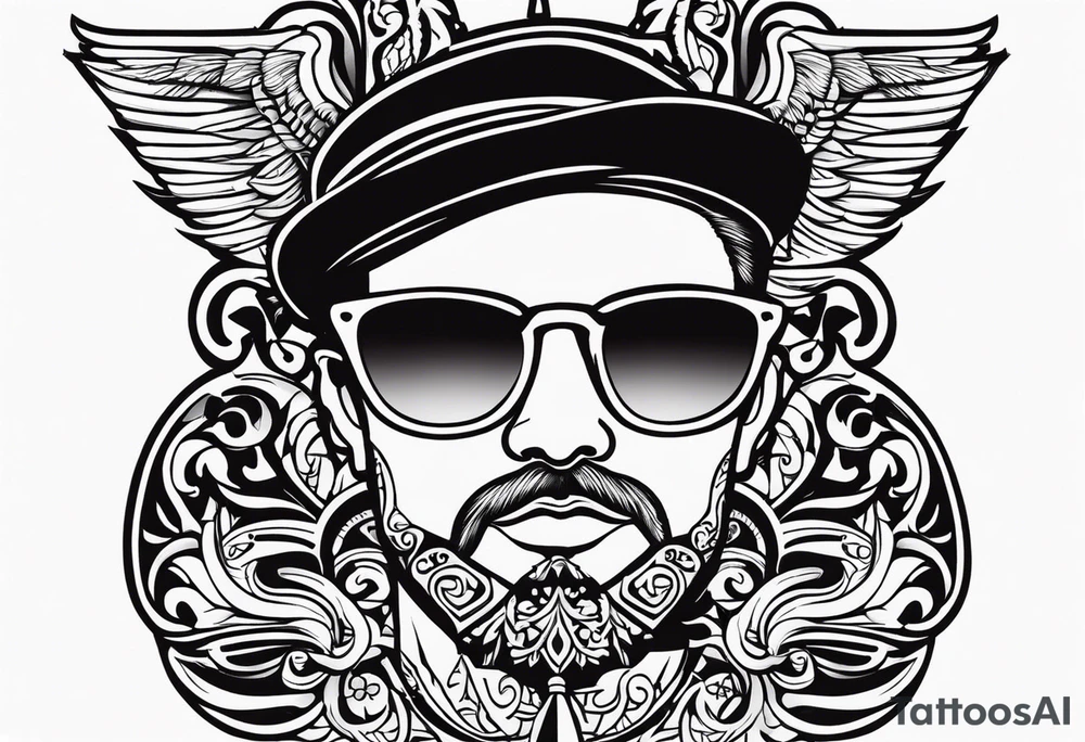 sunglasses Officer tattoo idea