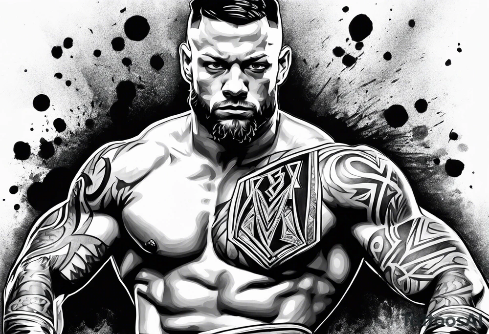 Coup de grâce finn balor wrestler tattoo idea