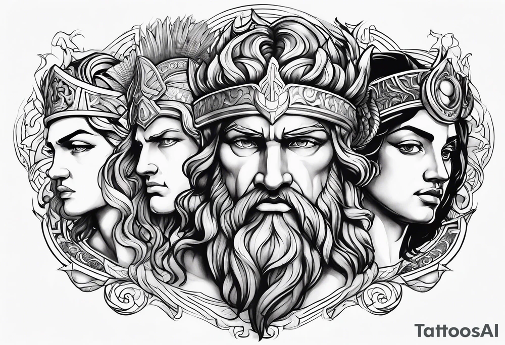 Greek gods tattoo idea