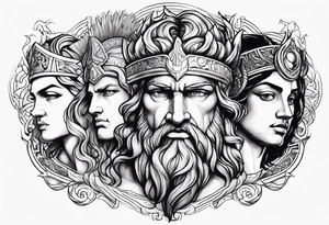 Greek gods tattoo idea