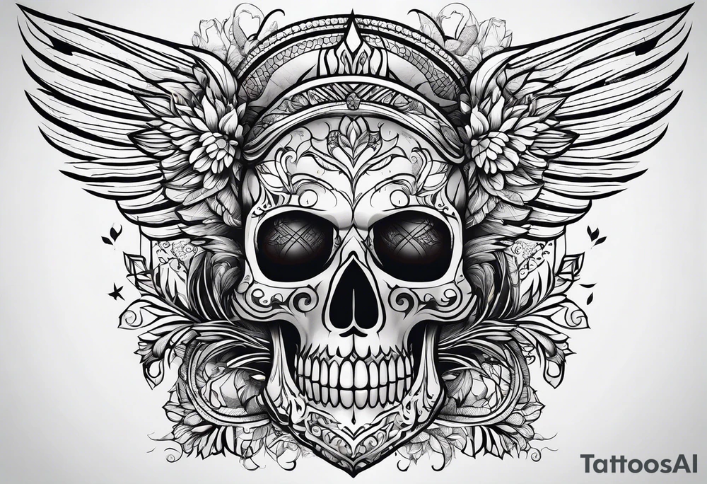 Line designs tattoo idea