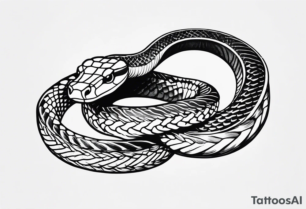 Rattle snake tattoo idea