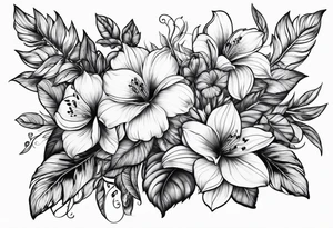 ramo de lirio tattoo idea