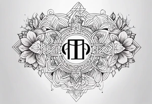 Love, source, abundance, Gemini symbol tattoo idea