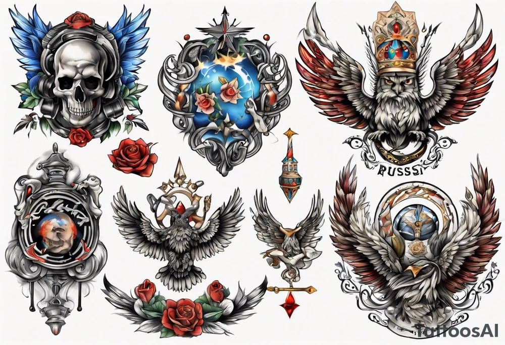 russie tattoo idea