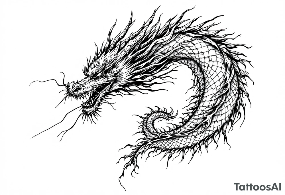 dragon tattoo idea