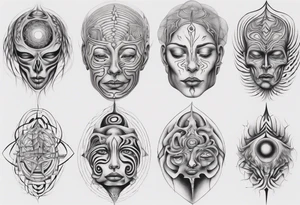 Alex grey paintings tattoo idea