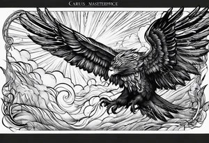 Icarus falling

include quote
let our scars fall in love tattoo idea