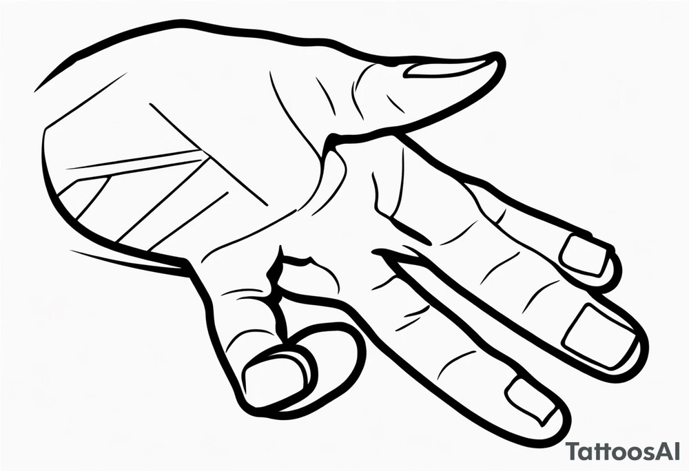 Hand tattoo tattoo idea