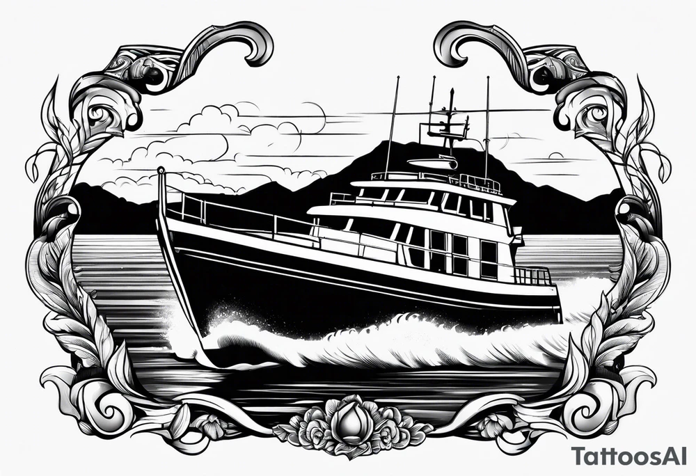 boat tattoo idea