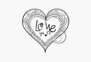 Love me even if it pain you tattoo idea