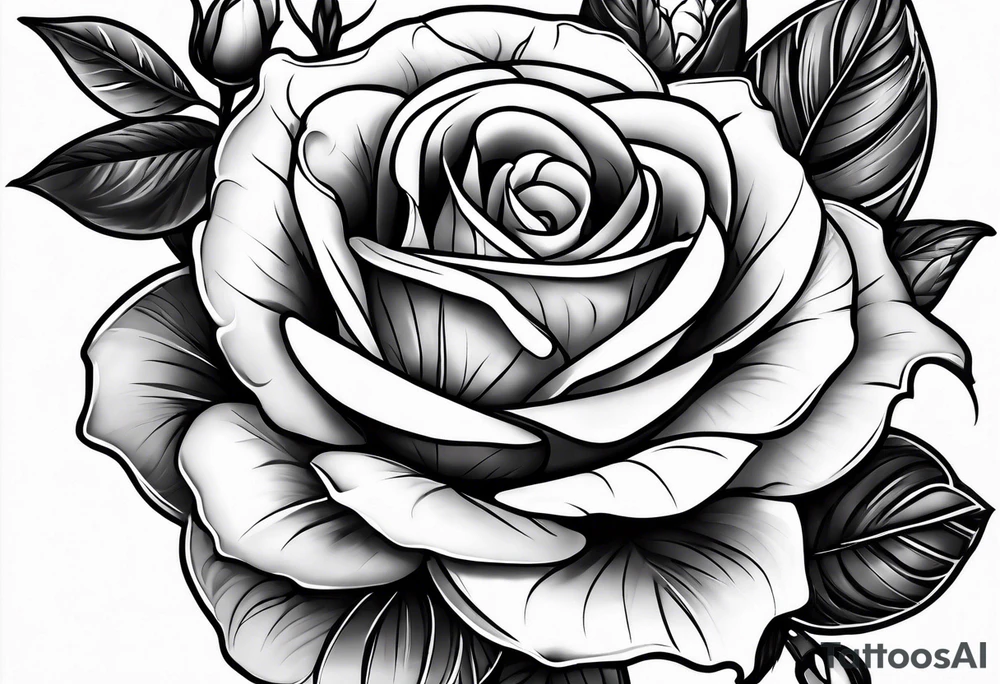 detroit city  , roses tattoo idea