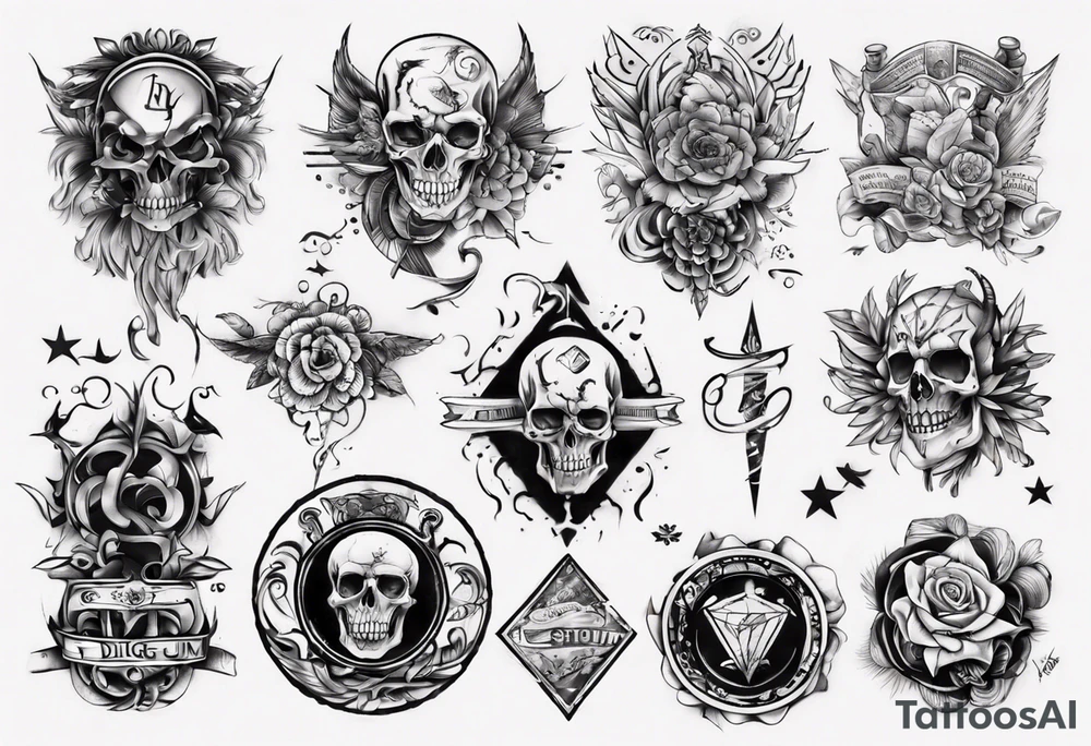 Dilige te ipsum tattoo idea