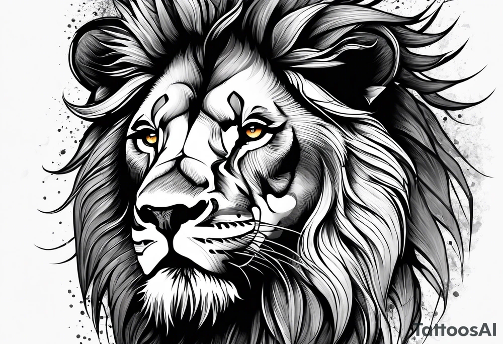 Lion from atlas tattoo idea