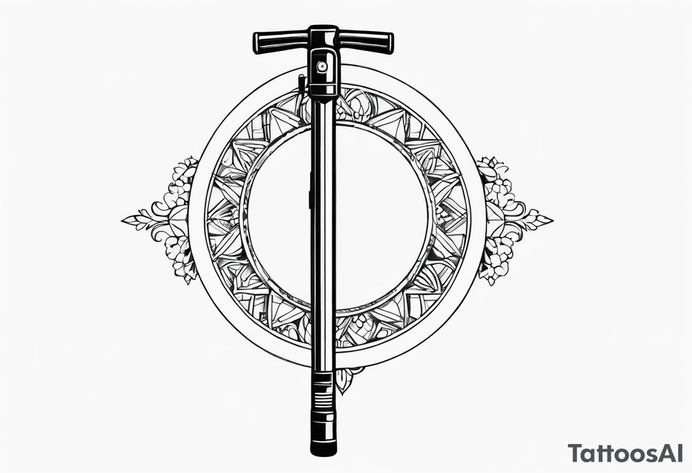 Pogo stick tattoo idea